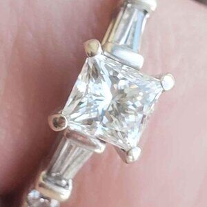 3/4 Princess cut diamond ring from Jared's size 7